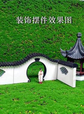 中式古代微景观摆件凉亭廊道连廊楼阁廊桥江南苏州园林摆景装饰