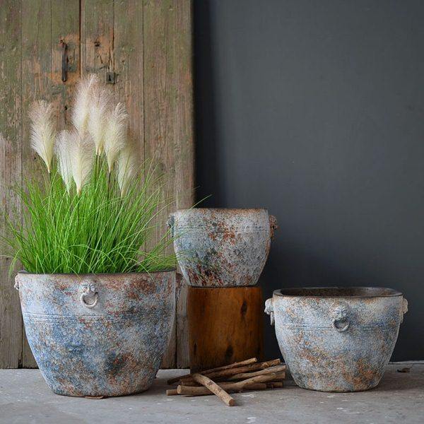 陶瓷特大缸手工粗陶鱼缸水缸大圆坛子庭院摆件落地大花盆仿古做旧,家居饰品,花盆,淘宝优惠券,粉丝福利购,淘宝优惠卷