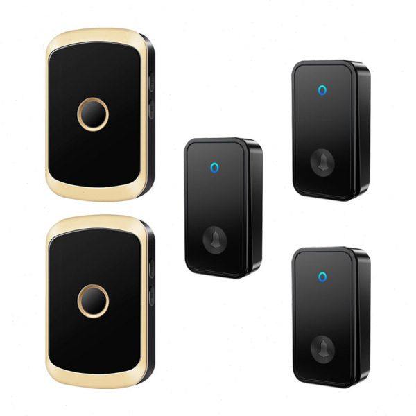防水家用智选超远距离可自发电无线门铃开关一拖二老人呼叫器,电子/电工,楼宇对讲设备,淘宝优惠券,粉丝福利购,淘宝优惠卷