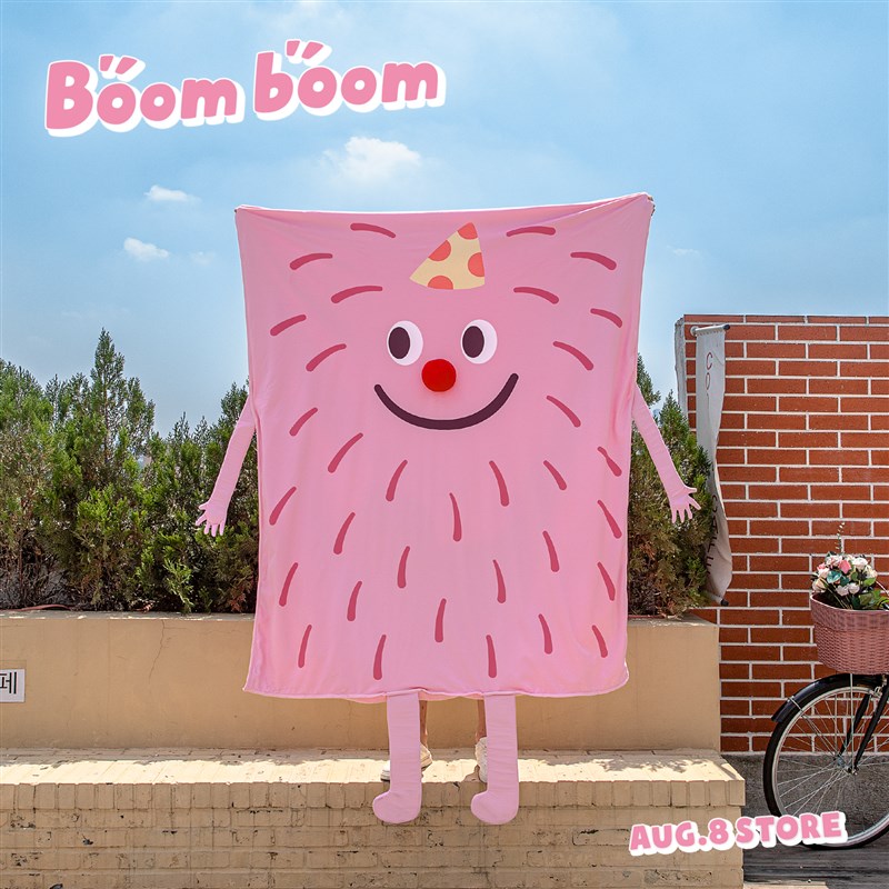人间八月八丨粉砰砰双层法兰绒毛绒盖毯I空调毯午休单双人沙发抱
