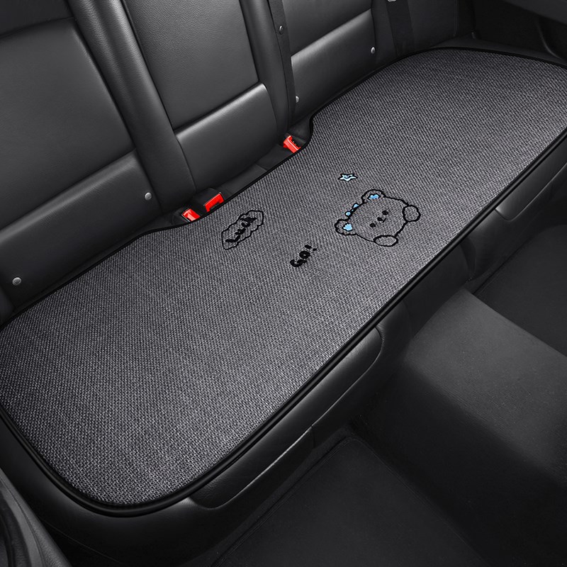 汽车坐垫冬季座垫j2024新款四季通用高级感座椅套座套女单片后排Z