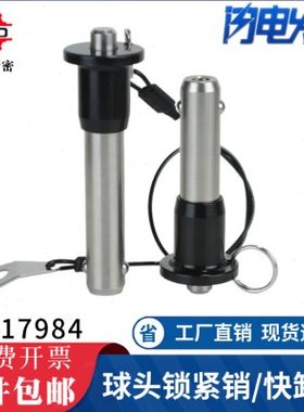 快卸销 音响插销 快速插销 BLP按钮释放销 球头锁紧销 插销直径12