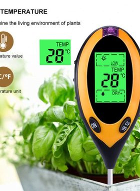 品质土壤测试仪土壤湿度计soil温度土壤ph计四合一土壤检测仪