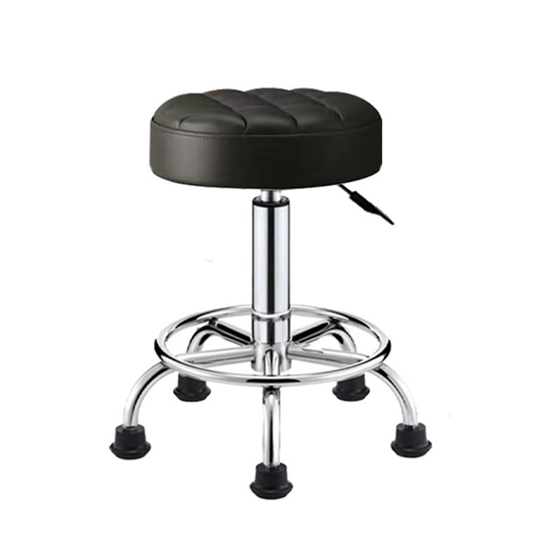 #美容凳理发店椅子旋转升降圆凳子美发大工凳滑轮美甲凳美容院专
