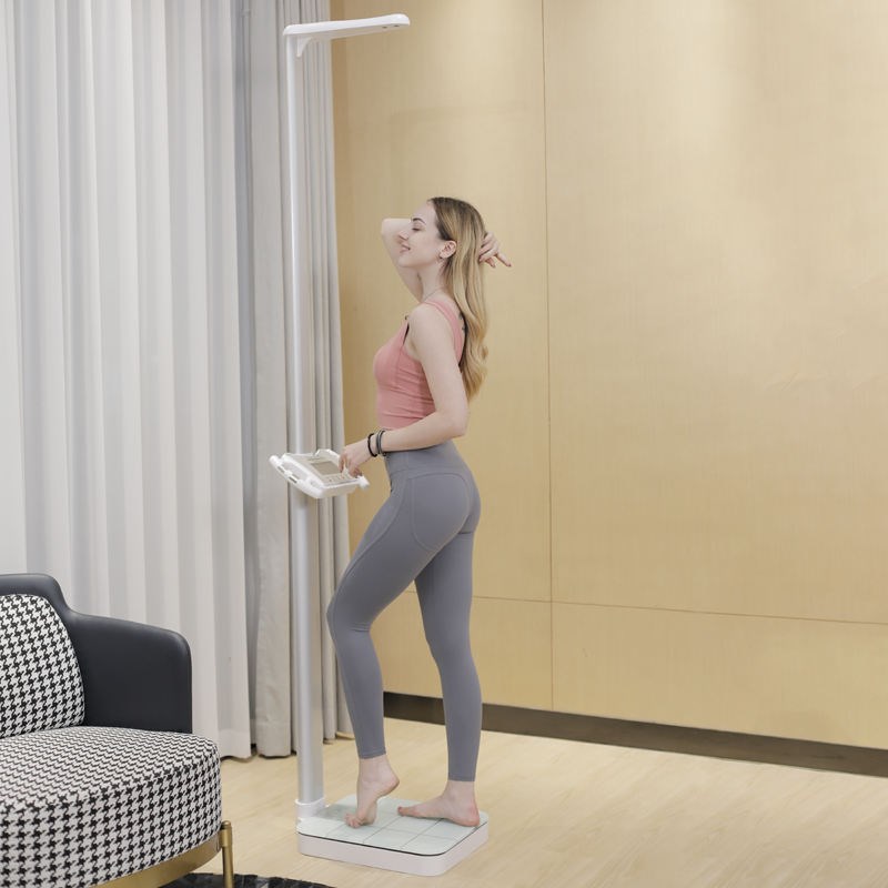 厂家定制身高体重秤超声波身高测量仪体脂秤语音播报电子体重秤