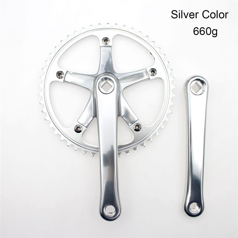 单速49T一体式曲柄牙盘144BCD曲柄CNC牙盘链轮齿板单速铝合金曲柄