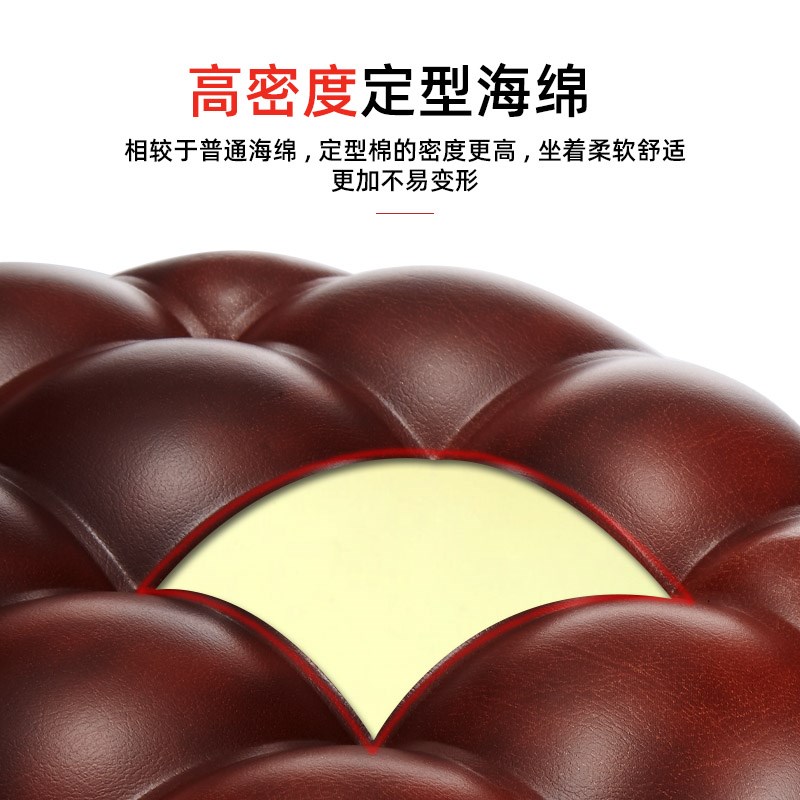 美容凳子旋转升降美发大工凳理发店椅子滑轮美甲美容院圆凳子