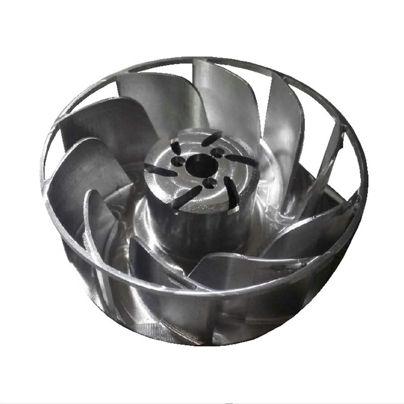 345轴铣床三四五轴CNC加工精密叶轮推进器螺旋桨振动盘铝制品