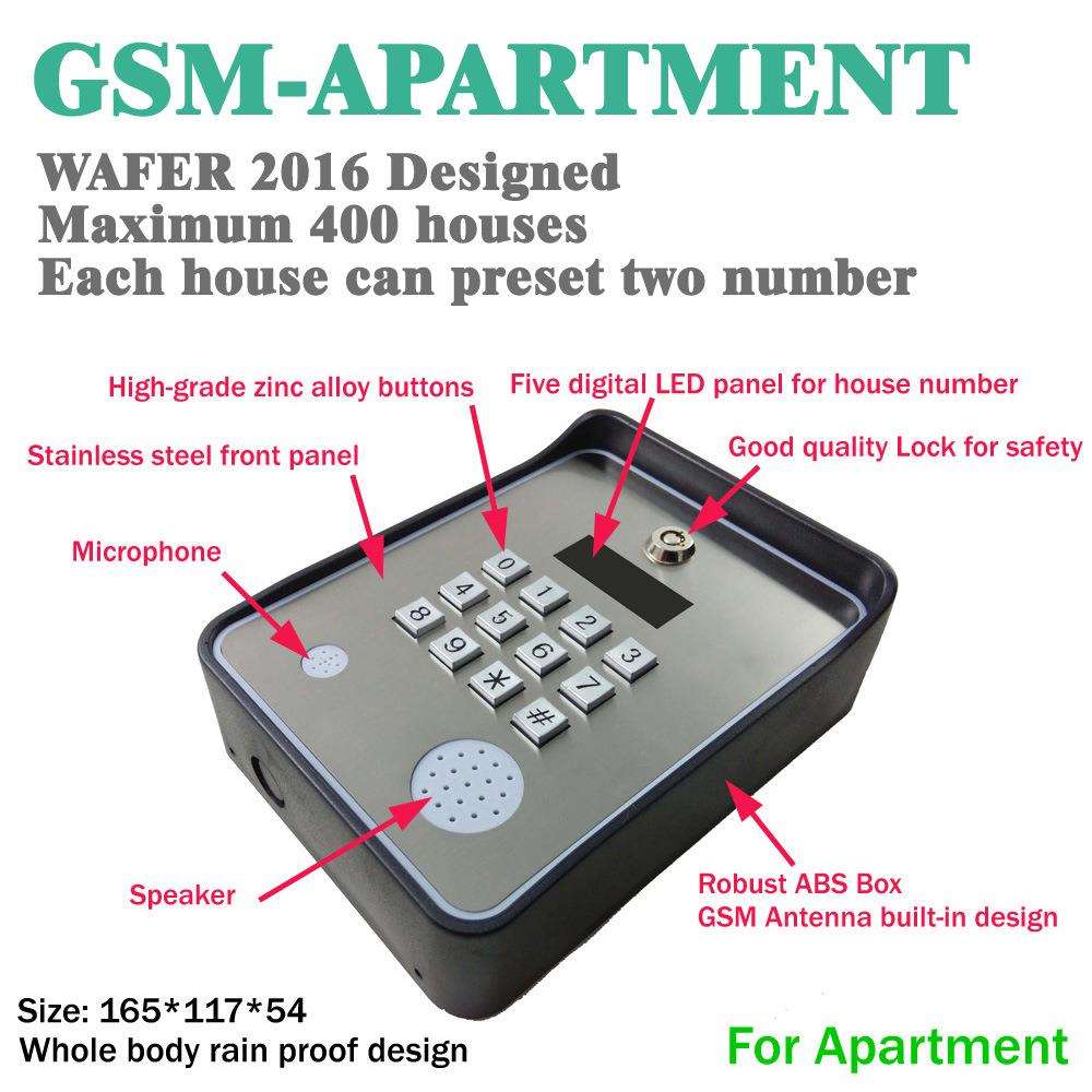 威佛 GSM 门禁对讲控制器,语音对讲,远程按键开门(外销版)