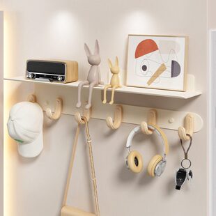 入户门后玄关挂衣钩挂衣架置物架试衣间创意挂钩墙上免打孔收纳架