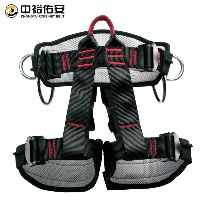中裕坐式速降安全带攀岩防坠落速降安全带高空作业半身护腰安全带