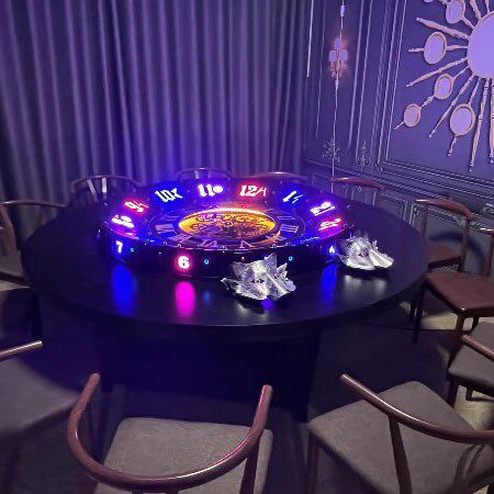狼人杀桌子12-15人工业风餐厅机械怀旧复古纯手工剧本杀桌