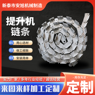50工业板式 输送链上料机可定制输送链条 提升机链条NE1m5 斗式
