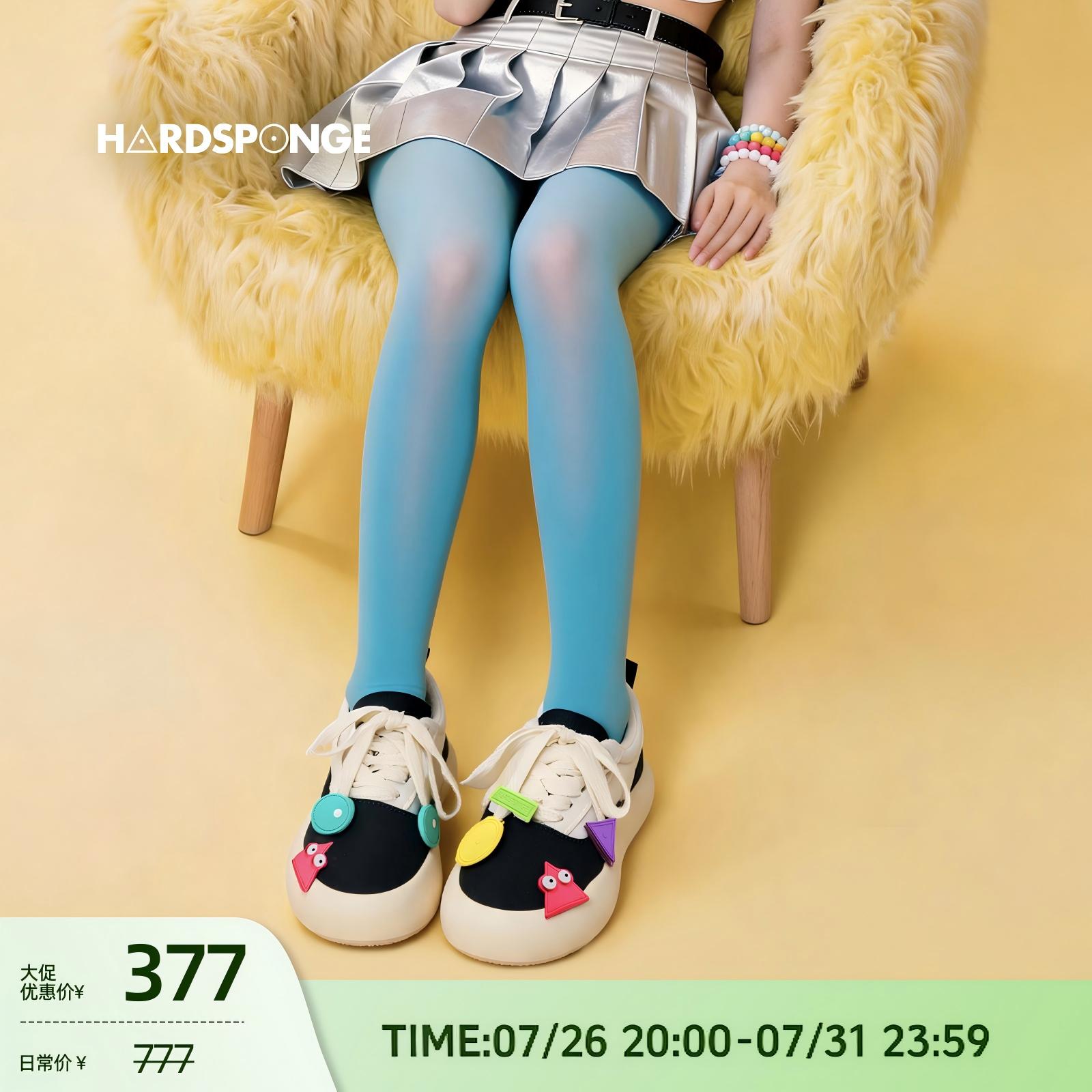 HARDSPONGE【鹿晗同款】多巴胺小怪兽帆布鞋百搭低帮板鞋男女同款