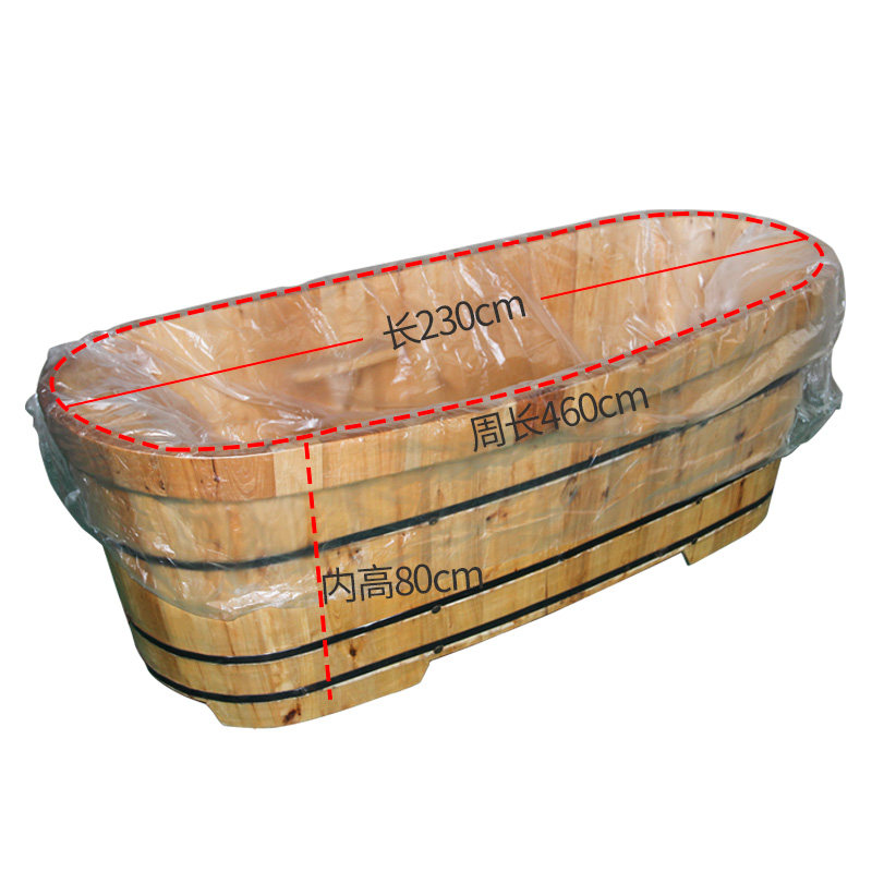 一次性浴缸套泡澡袋子加厚酒店木桶袋大号家用旅行浴盆浴桶泡浴袋