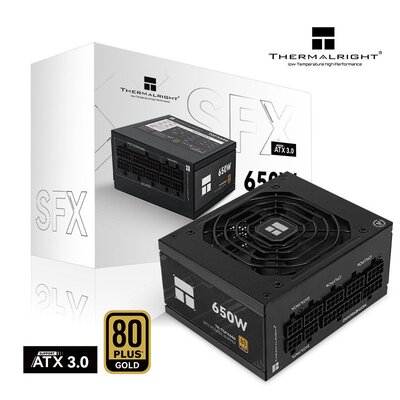 利民(Thermalright) 额定650W TGFX650 ATX3.0金牌全模组 SFX电源