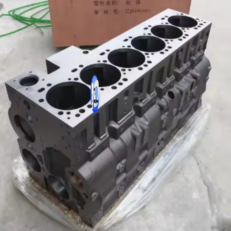 东风康明斯6CT发动机汽缸体 康明斯6CT单节温器气缸体   C5260561