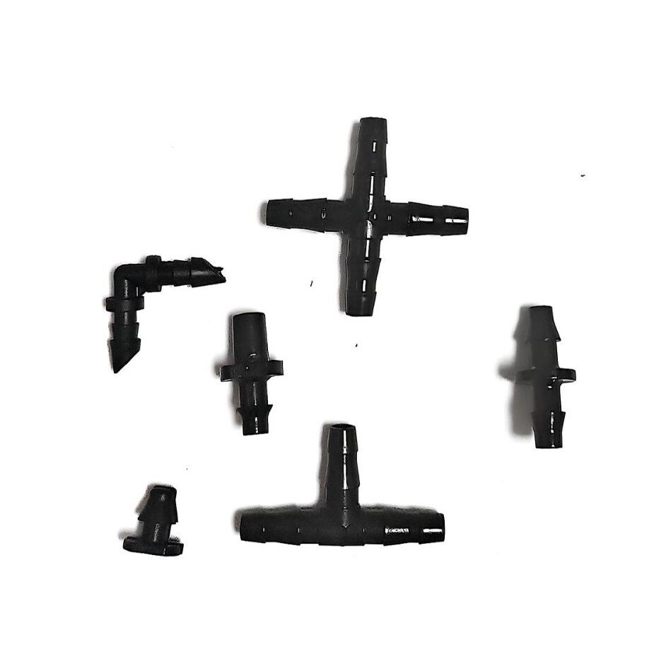 滴灌管切割器打孔工具，带 115 个灌溉塞，2 合 1 滴灌管打孔器
