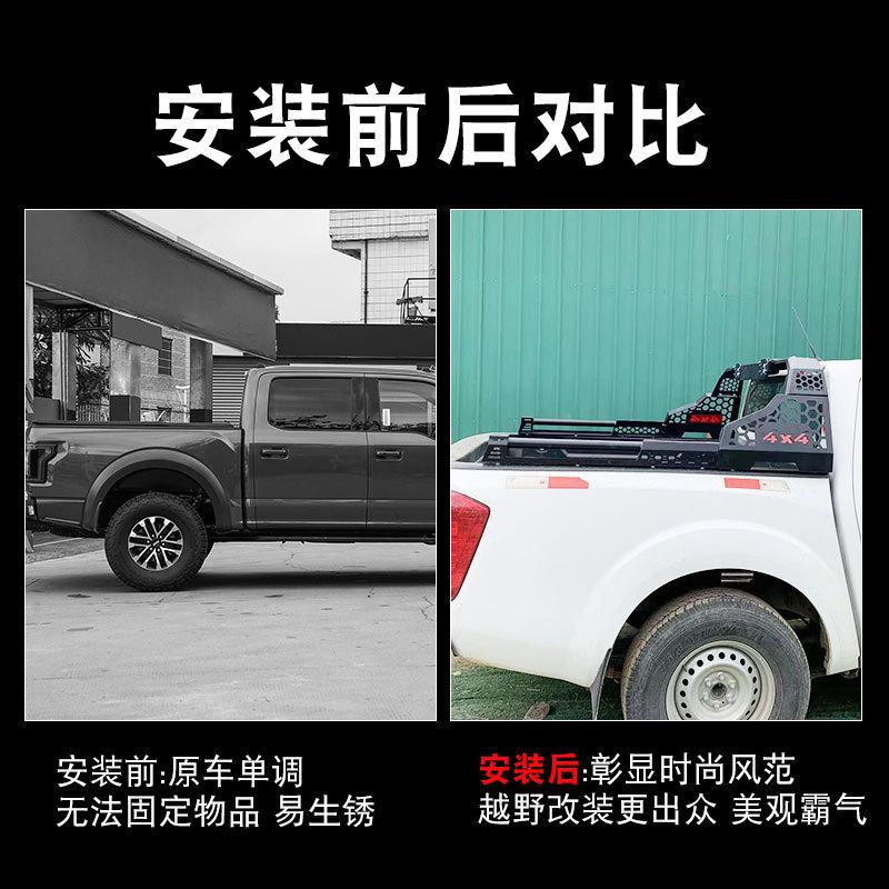 适用海拉克斯revo泰版sr5三菱L200皮卡射灯货箱龙门架防滚架改装