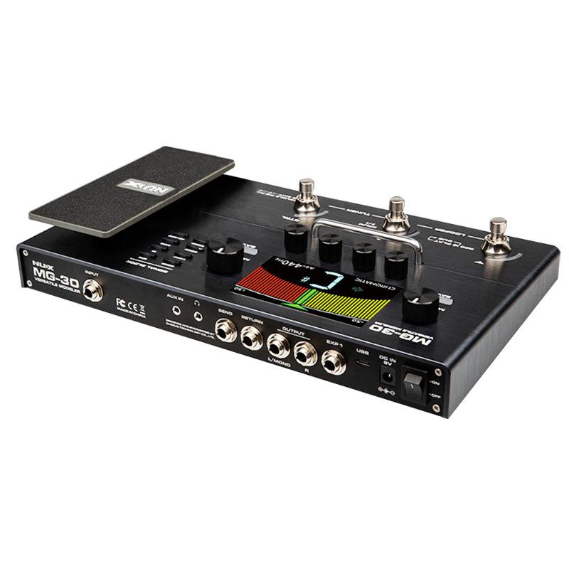 NUX MG30数字综合效果器电吉他贝斯鼓机LOOP循环录音声卡音箱模拟