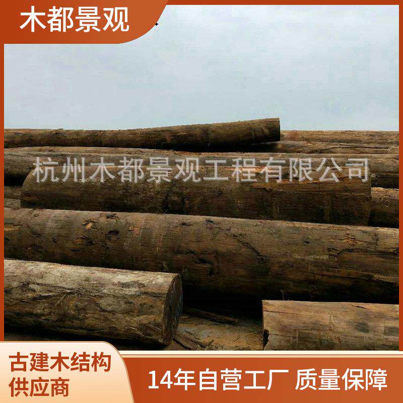 厂家长期花旗松防腐木建筑材料工程户外木板用