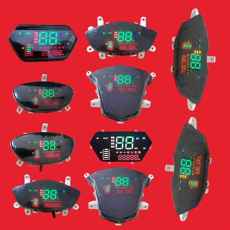 电动车仪表正负控通用一线通液晶LED支持蓝德改装显示器仪表盘