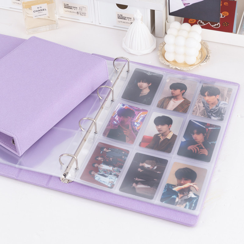 追星收纳家四宫格九宫格卡册送挡板紧凑型卡页外壳小卡收纳册活页