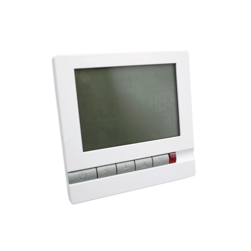 四管制风机盘管温控器中央空调遥控液晶三速开关控制面板水机系统