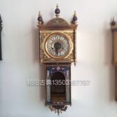 黄铜镀金机械挂钟 机械景泰蓝镀金挂钟挂钟挂钟 挂钟 欧式