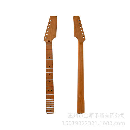 碳化加拿大烤枫木电吉他琴颈22品牛骨枕琴颈可改装ST TL电吉他柄