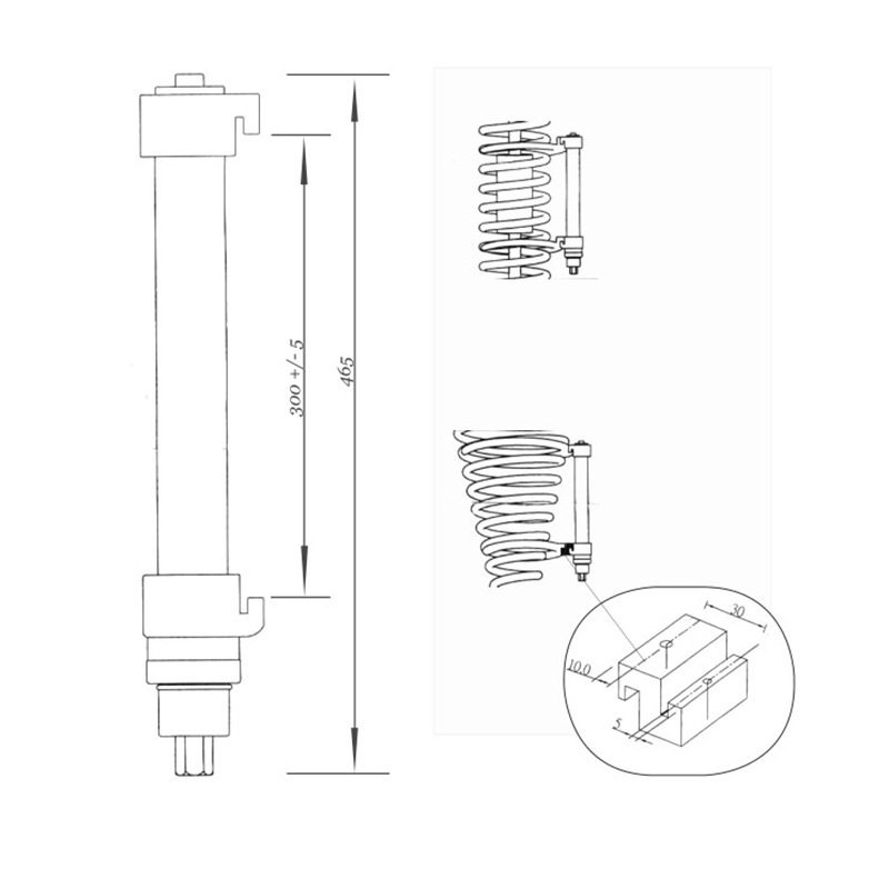 高品质避震弹簧压缩器拆卸工具汽车减震器拆装工具专用拆减震弹簧