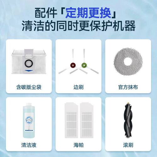 适配 扫地机配件X1/T10/T8/T5/T20/T9滚刷盖板主刷罩挡板
