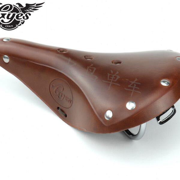 台湾Gyes坐垫GS-b17牛皮自行车 复古车座山地公路车鞍座 单车配件