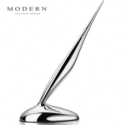 德国Modern创意艺术抽象永恒笔不用墨水多功能签字笔桌面摆件刻字