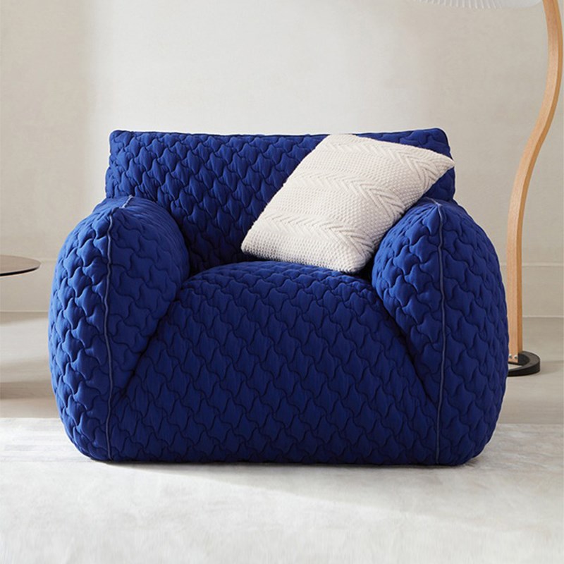 蓝胖子沙发椅现代简约创意懒人沙发网红休闲椅客Z厅单人沙发