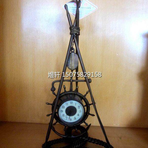 海运舵表|井架钟表|仿古机械座钟|趣味客厅装饰创意上弦钟表,家居饰品,座钟,淘宝优惠券,粉丝福利购,淘宝优惠卷