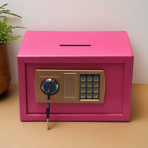 创意儿童密码箱带锁存钱罐可存可取大人用保险柜大容量储蓄罐钱箱
