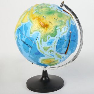 初中地理教学仪器立体球内部构造经纬度模型太阳月亮地球模型