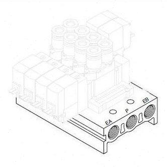 原装7000系列汇流板SS5Y7-20-02-03-04-05-06-07-08-09-10-20盲板