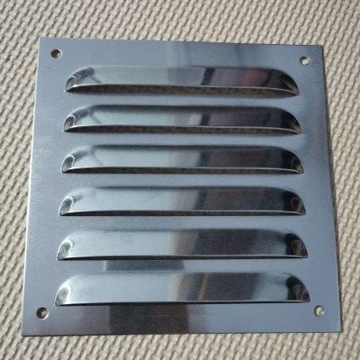 不锈钢百叶窗外墙防雨风罩通风口排风口暖气罩铝合金出风口格栅