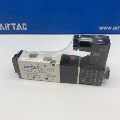 亚德客电磁阀4V110-06 4V120 4V130C 4V130P 4V130E二位/三位五通