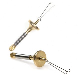 进口飞蝇绑制工具 黄铜绞线器 中短柄纺线器 飞钓鱼钩制作工具
