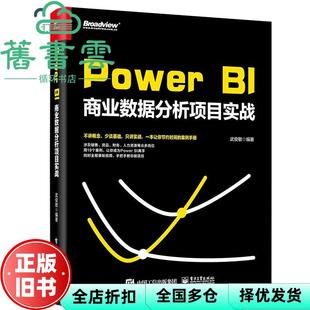 【正版旧书】POWER BI商业数据分析项目实战 武俊敏 电子工业出版社9787121360848