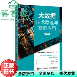 【正版旧书】大数据技术原理与案例应用 鄂海红 王冀彬 朱一凡 尚晶 宋美娜 陈乐 人民邮电出版社 9787115638991