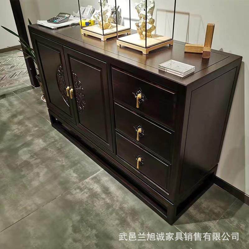 新中式实木餐边柜现代简约碗柜雕花储物柜收纳柜禅意装饰柜黑檀木,模玩/动漫/周边/娃圈三坑/桌游,模型制作工具/辅料耗材,淘宝优惠券,粉丝福利购,淘宝优惠卷