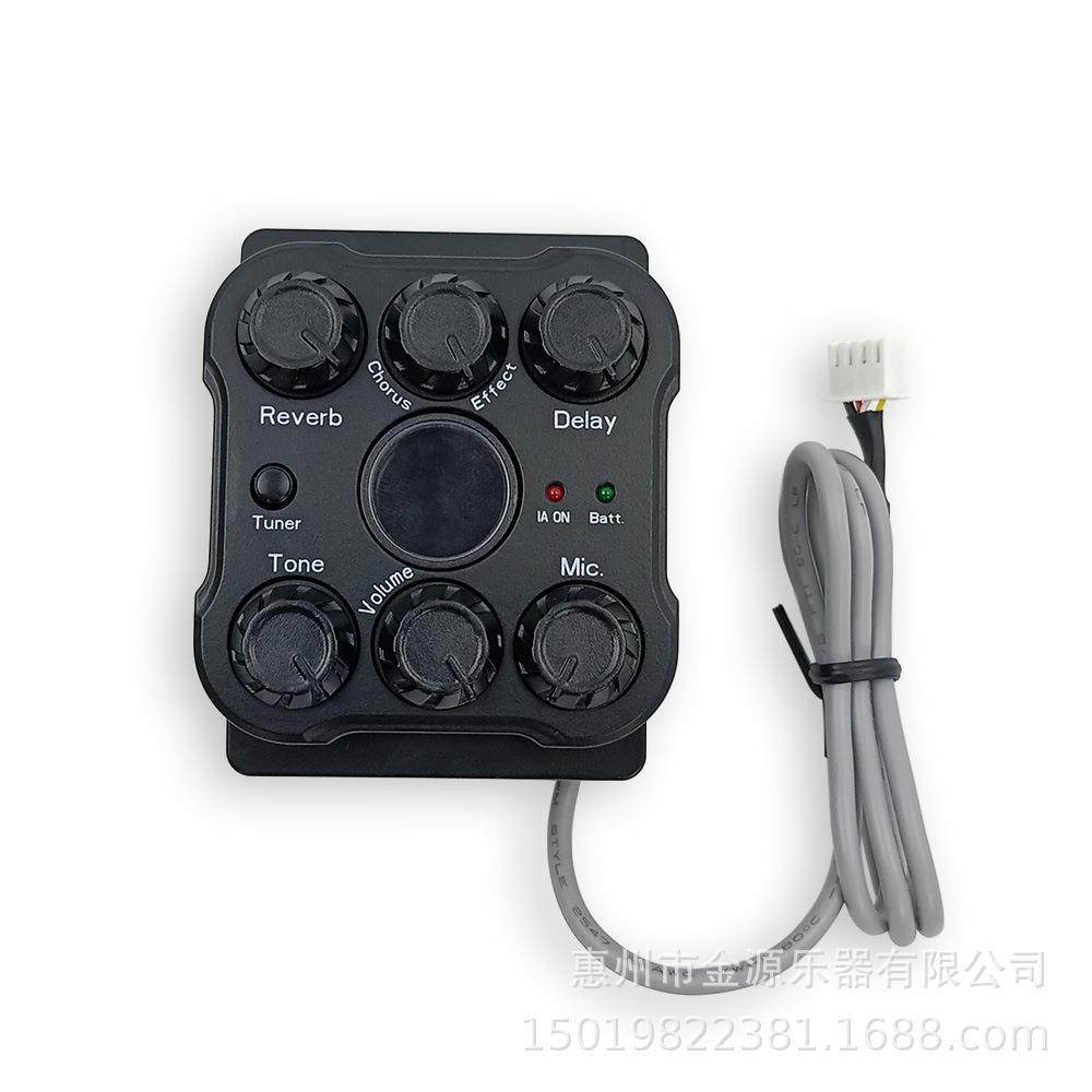 木吉他民谣古典加振拾音器三代 升级款民谣电箱木吉他加震拾音器