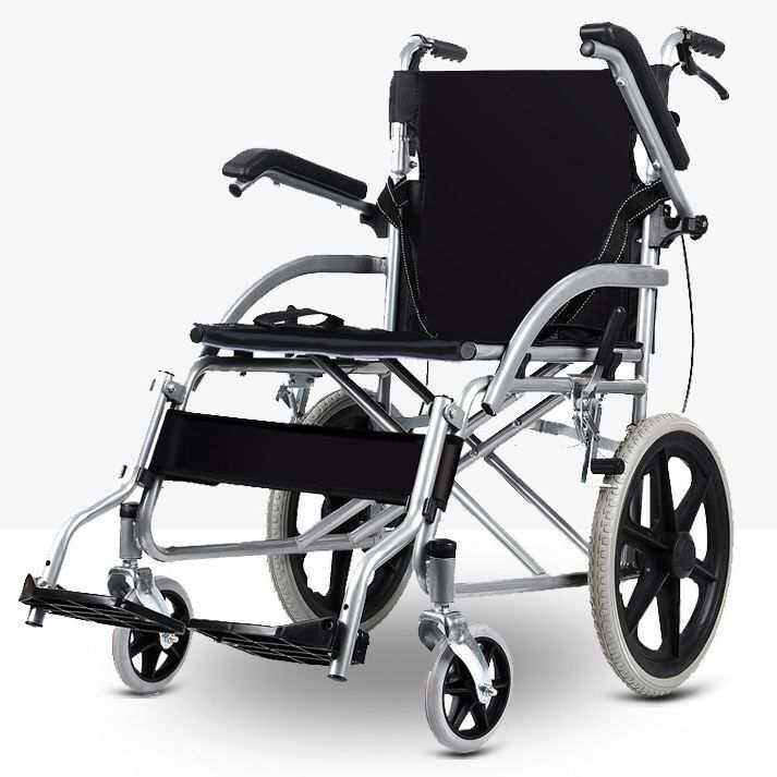 手动轮椅超轻便折叠老人专用便携式简易小型手推旅行代步车