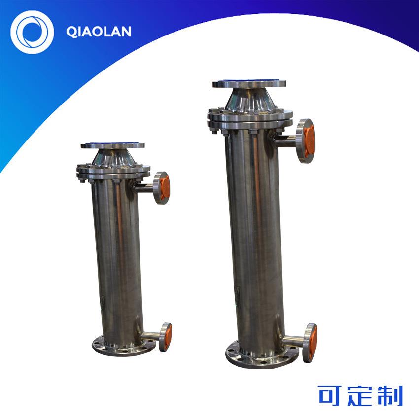 即热式蒸汽加热转换器 双螺纹管换热器厂家 304螺旋管壳式换热器