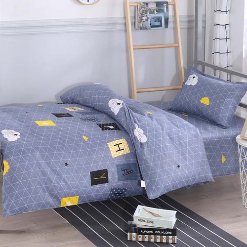 学生寝室被套1.2m1.3宽1.5m宿舍女单人床单件一米五被U罩1.8长2米