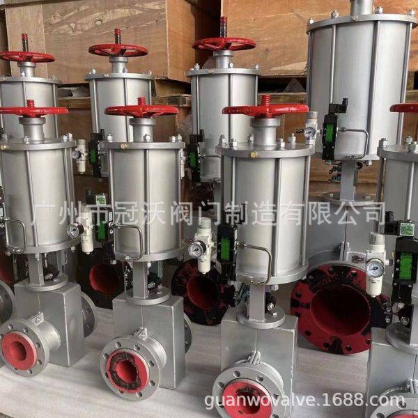 管夹阀GJ641X-10气动管夹阀 气动衬胶阀 铝合金管夹阀 气动胶管阀图片